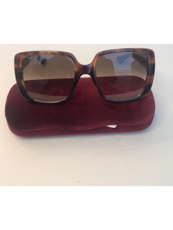 New Authentic Oversized Gucci GG0632S 002 Butterfly Sunglasses main image 3